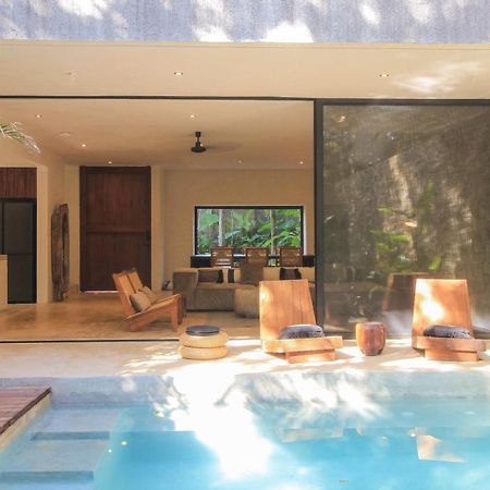 Elegant Boho Style Villa Jungle Views In Rooftop Deck & Outstanding Raw Pool In Holistika Tulum Ngoại thất bức ảnh