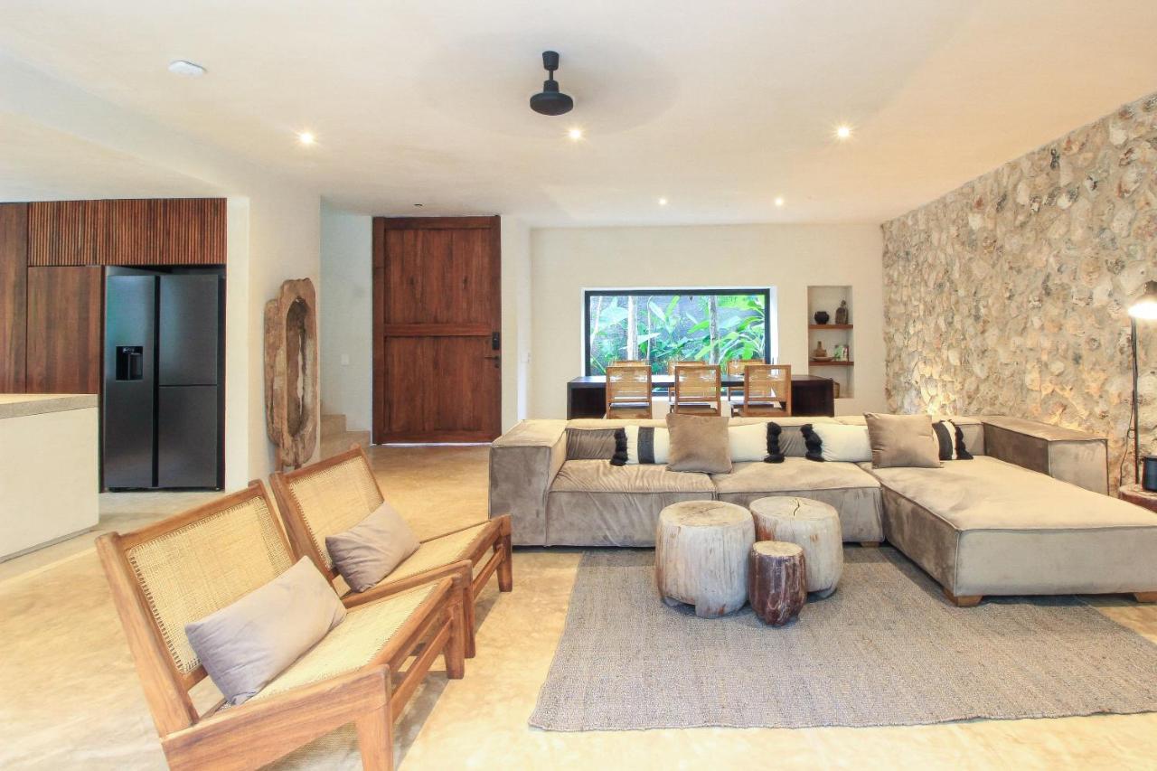 Elegant Boho Style Villa Jungle Views In Rooftop Deck & Outstanding Raw Pool In Holistika Tulum Ngoại thất bức ảnh