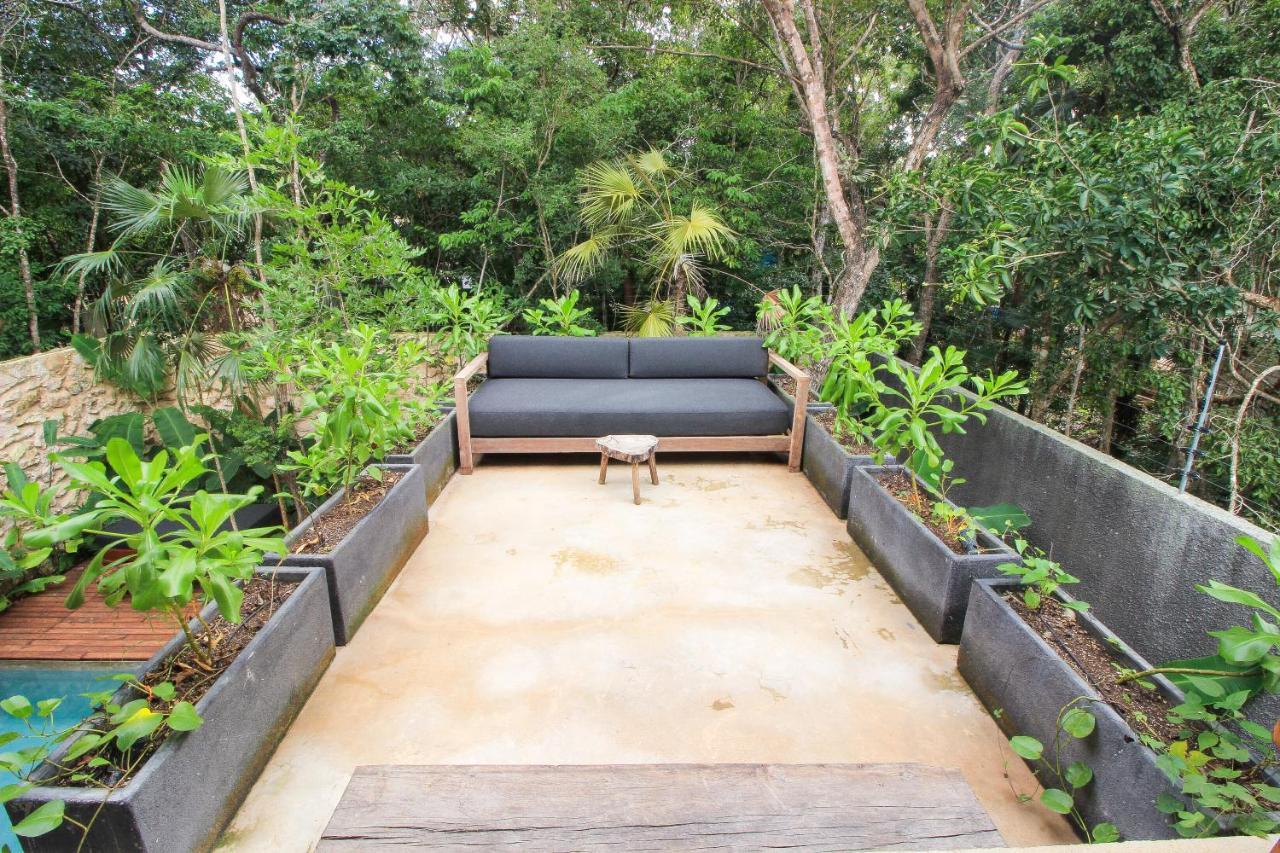 Elegant Boho Style Villa Jungle Views In Rooftop Deck & Outstanding Raw Pool In Holistika Tulum Ngoại thất bức ảnh